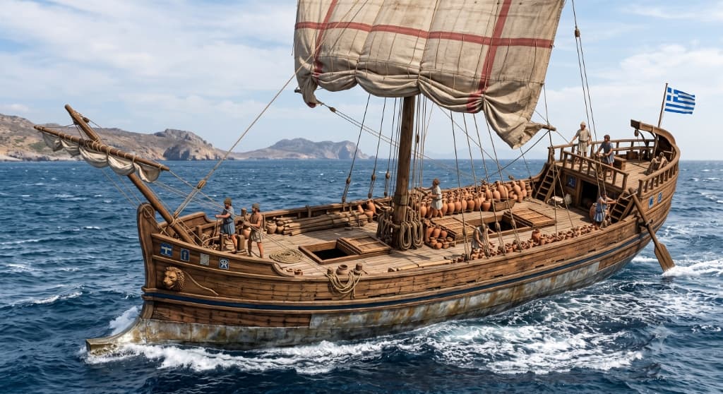 Ancient Greek Merchant Ship